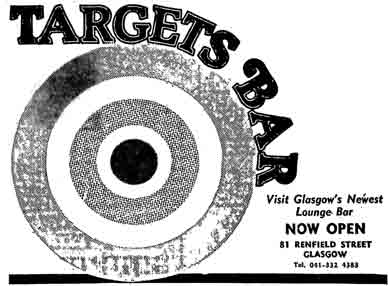 Targets sign on the wall 1978